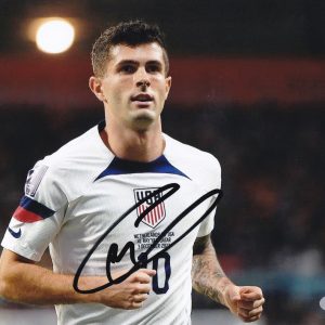 Christian Pulisic Captain America USA Soccer World Cup 2026 Signed Autograph 8x10 Photo With PSA/DNA COA A (Copy)