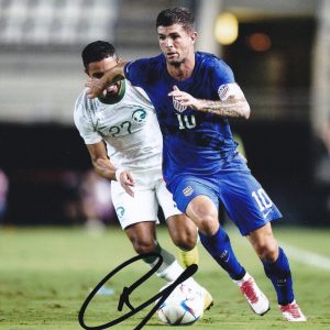 Christian Pulisic Captain America USA Soccer World Cup 2026 Signed Autograph 8x10 Photo With PSA/DNA COA A (Copy)