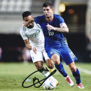 Christian Pulisic Captain America USA Soccer World Cup 2026 Signed Autograph 8x10 Photo With PSA/DNA COA A (Copy)