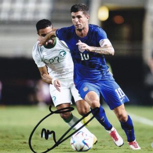 Christian Pulisic Captain America USA Soccer World Cup 2026 Signed Autograph 8x10 Photo With PSA/DNA COA A (Copy)