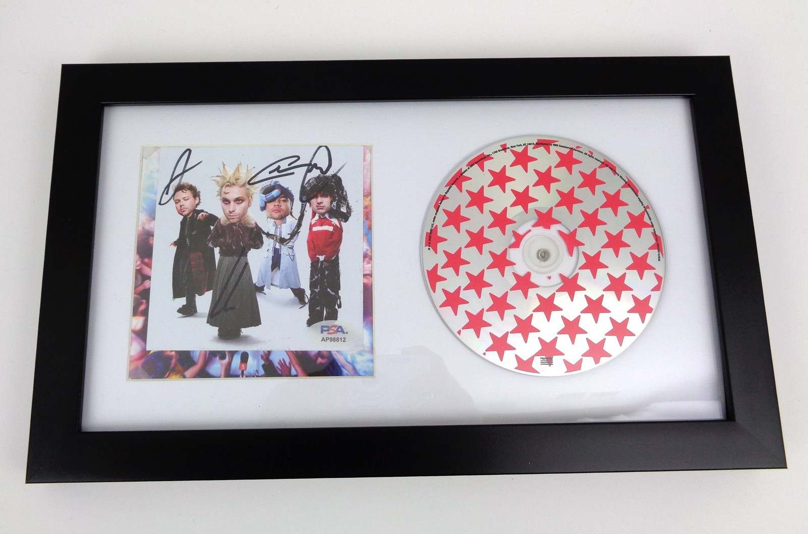 5SOS 5 Seconds of Summer Signed Everyone's A Star CD Framed With PSA/DNA COA A
