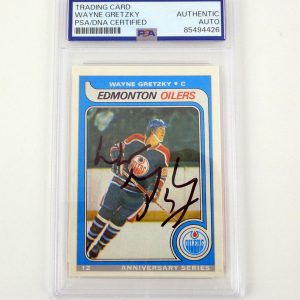 Wayne Gretzky Signed Auto 1992 25th Anniversary Series Of His Rookie Card With PSA/DNA COA