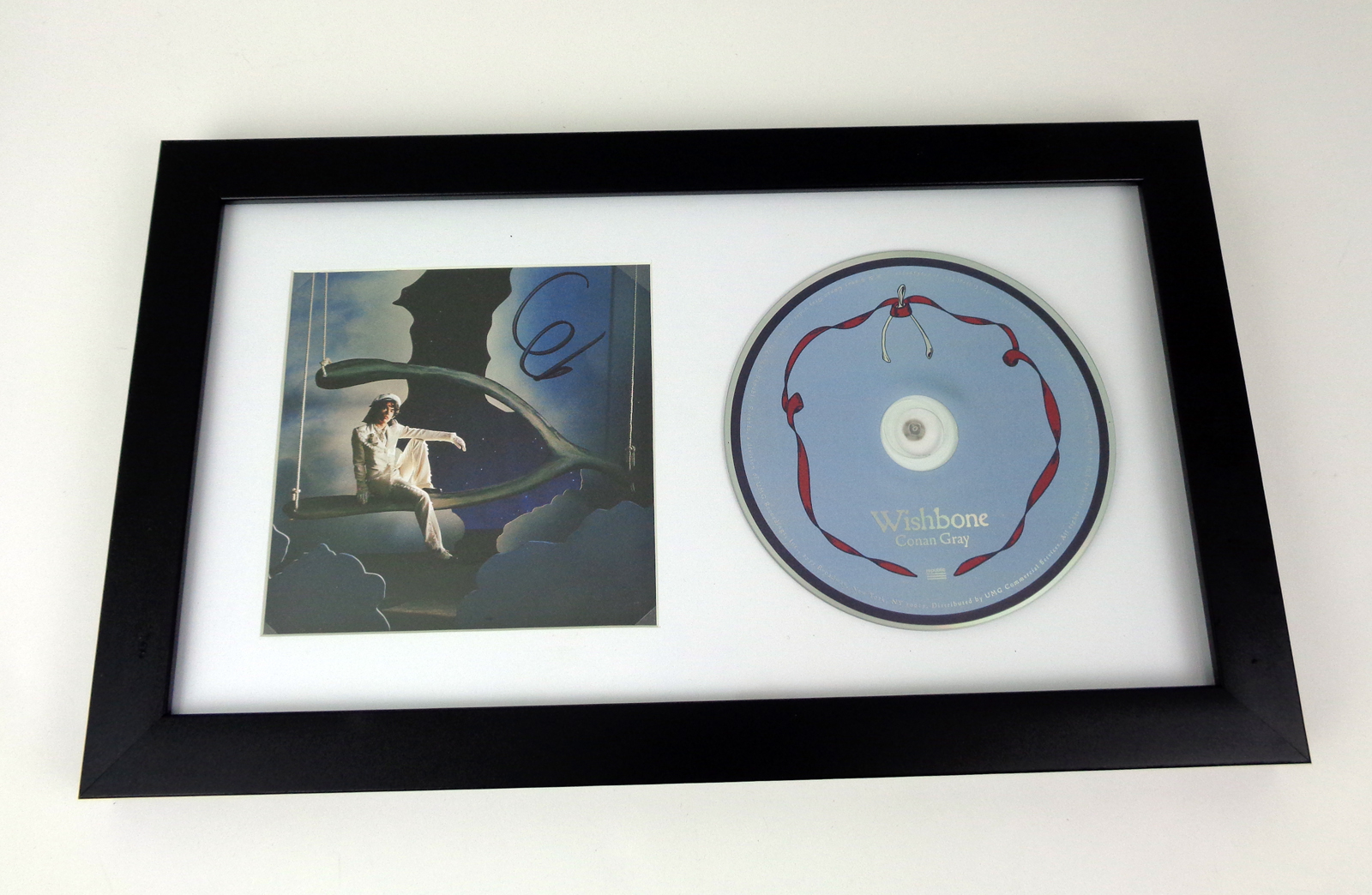 Conan Gray Signed Autograph Wishbone CD Framed With PSA/DNA COA C