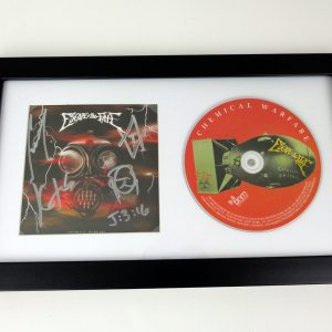 Escape The Fate Band Signed Autograph Chemical Warfare CD Framed With PSA/DNA COA