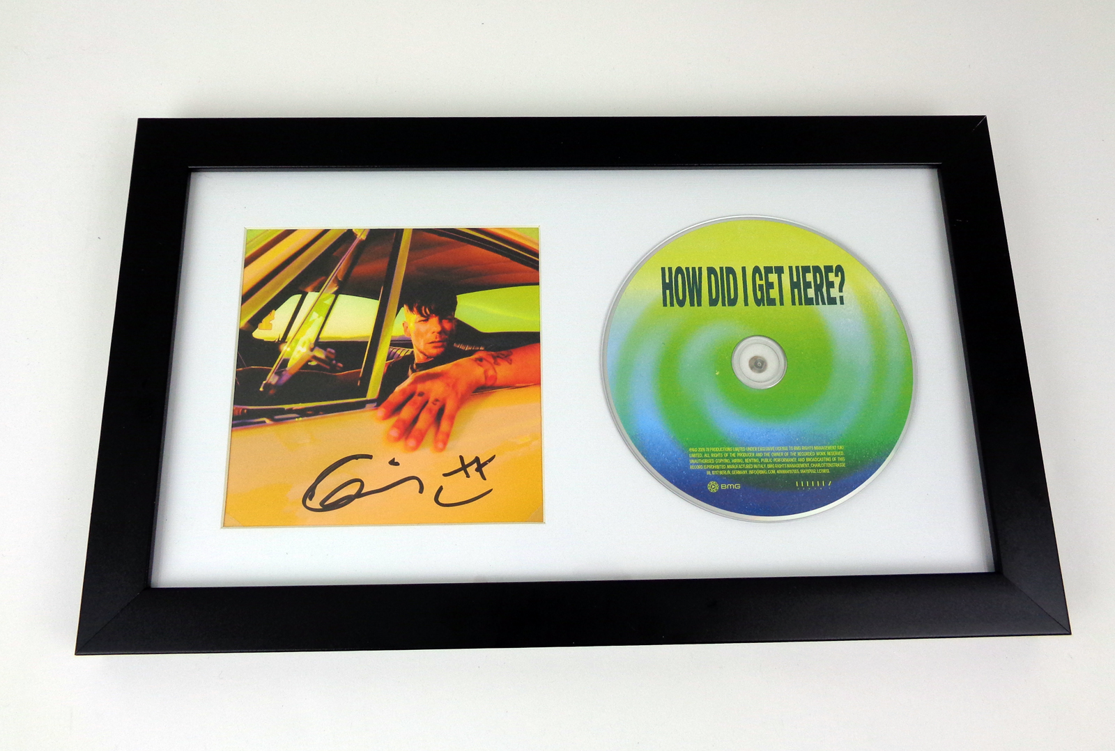 Louis Tomlinson Signed Autograph How Did I Get Here CD Framed W/ Smiley PSA/DNA COA
