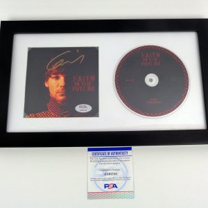 Louis Tomlinson Signed Autograph Faith In The Future CD Framed With PSA/DNA COA C