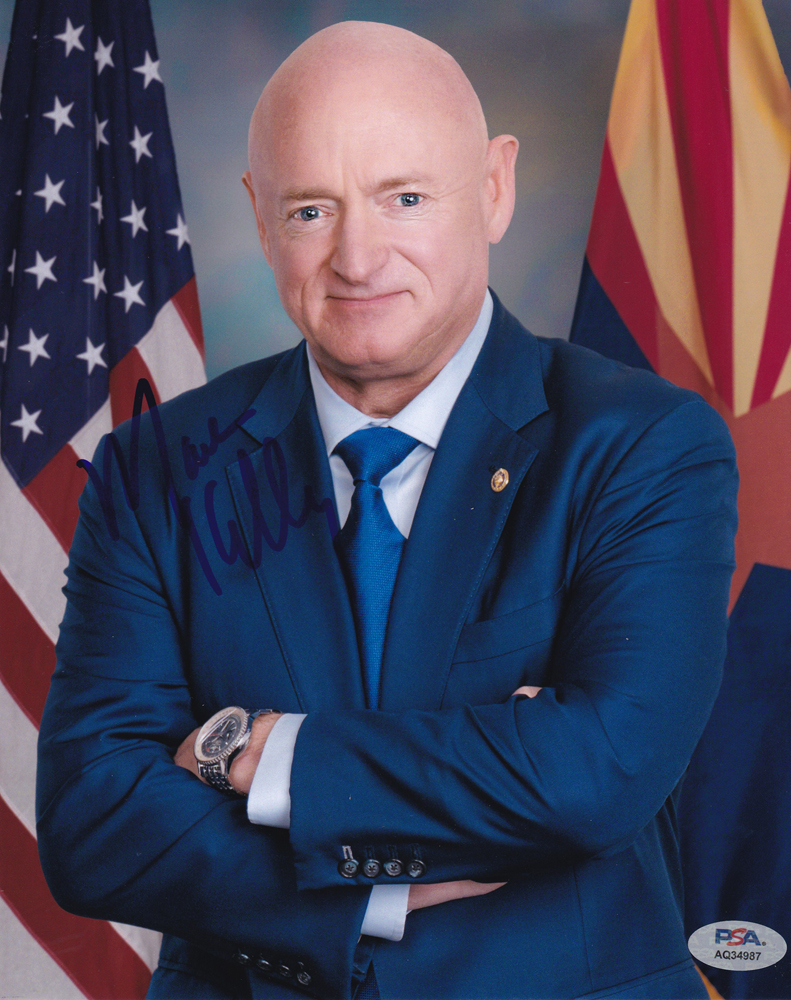 Mark Kelly Astronaut President 2028 Signed Autograph 8x10 Photo With PSA/DNA COA C