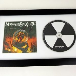 Motionless In White Signed Autograph Scoring The End of World CD Framed With PSA/DNA COA B