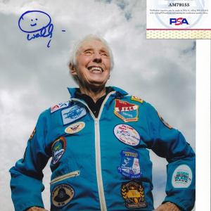 Wally Funk Blue Origin Astronaut Signed Autograph 8x10 Photo With PSA/DNA COA B