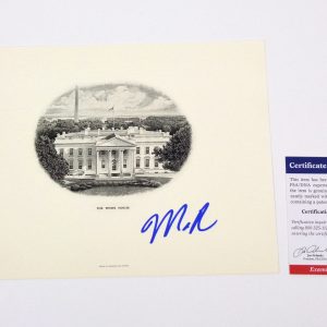 Marco Rubio Senator Signed Autograph White House Engraving With PSA/DNA COA
