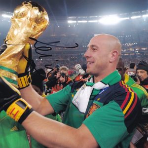 Pepe Reina Spain World Cup Signed Autograph 8x10 Photo With PSA/DNA COA