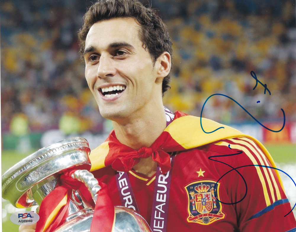 Alvaro Arbeloa Spain World Cup Signed Autograph 8x10 Photo With PSA/DNA COA C