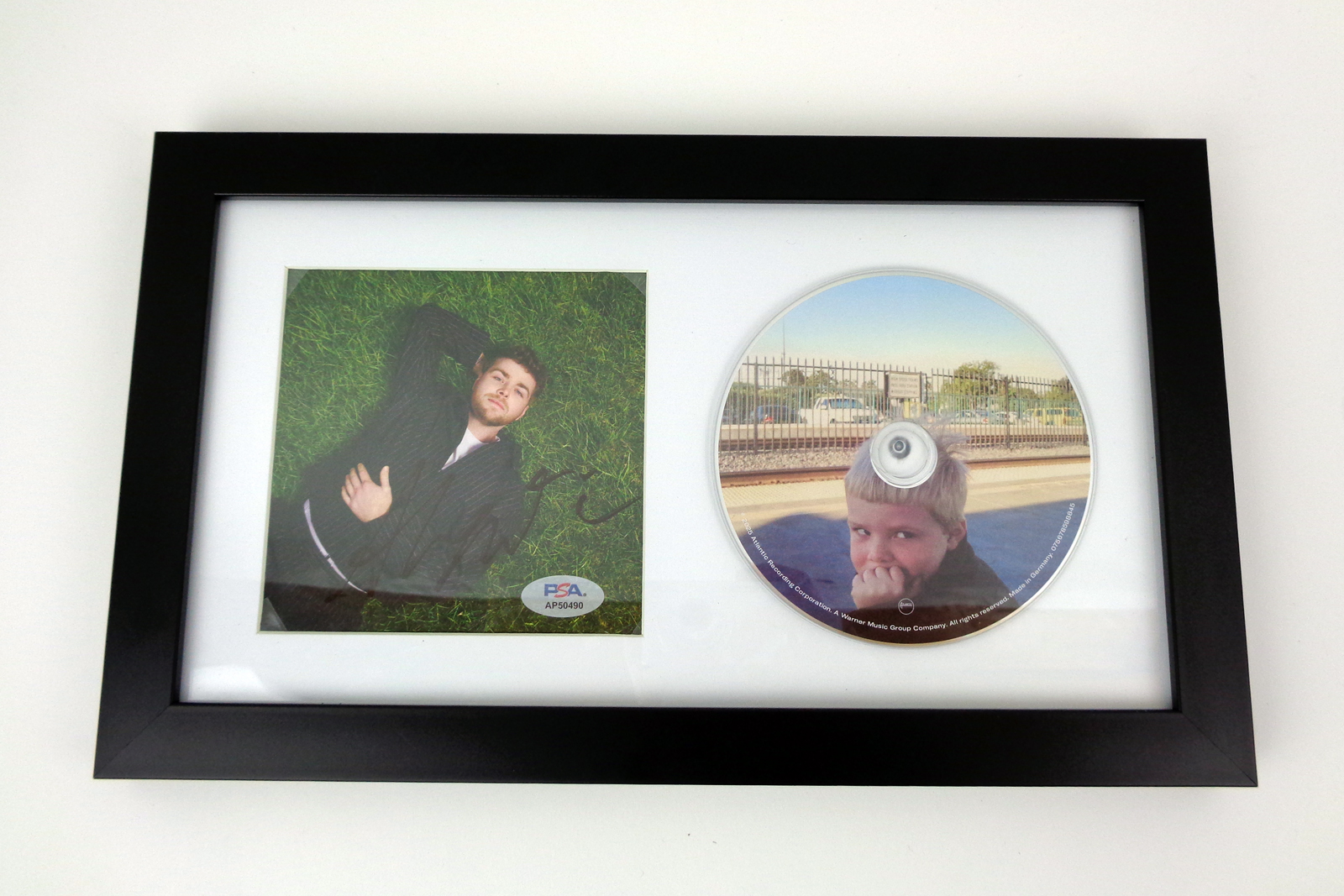 Alex Warren Ordinary Signed Autograph You'll Be Alright Kid CD Framed With PSA/DNA COA A (Copy)