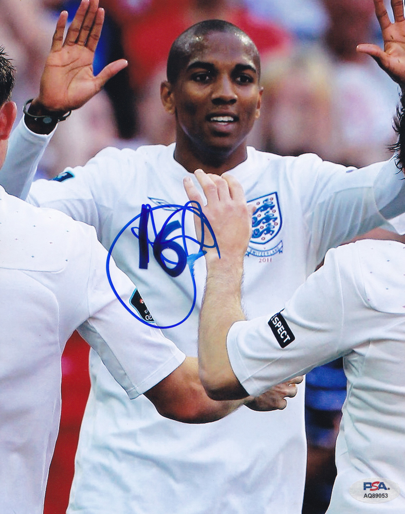 Ashley Young England World Cup Signed Autograph 8x10 Photo With PSA/DNA COA D