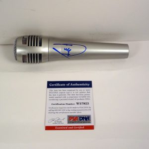 Barry Gibb The Bee Gees Signed Autograph Microphone With PSA/DNA COA