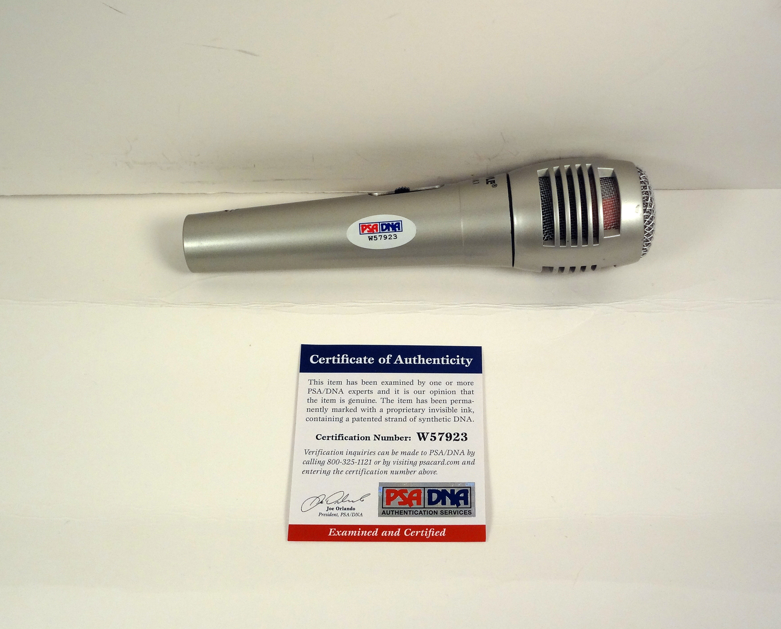 Barry Gibb The Bee Gees Signed Autograph Microphone With PSA/DNA COA