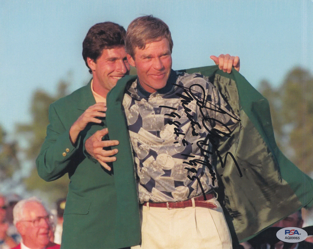 Ben Crenshaw Golf Masters Champion Signed Autograph 8x10 Photo With PSA/DNA COA B