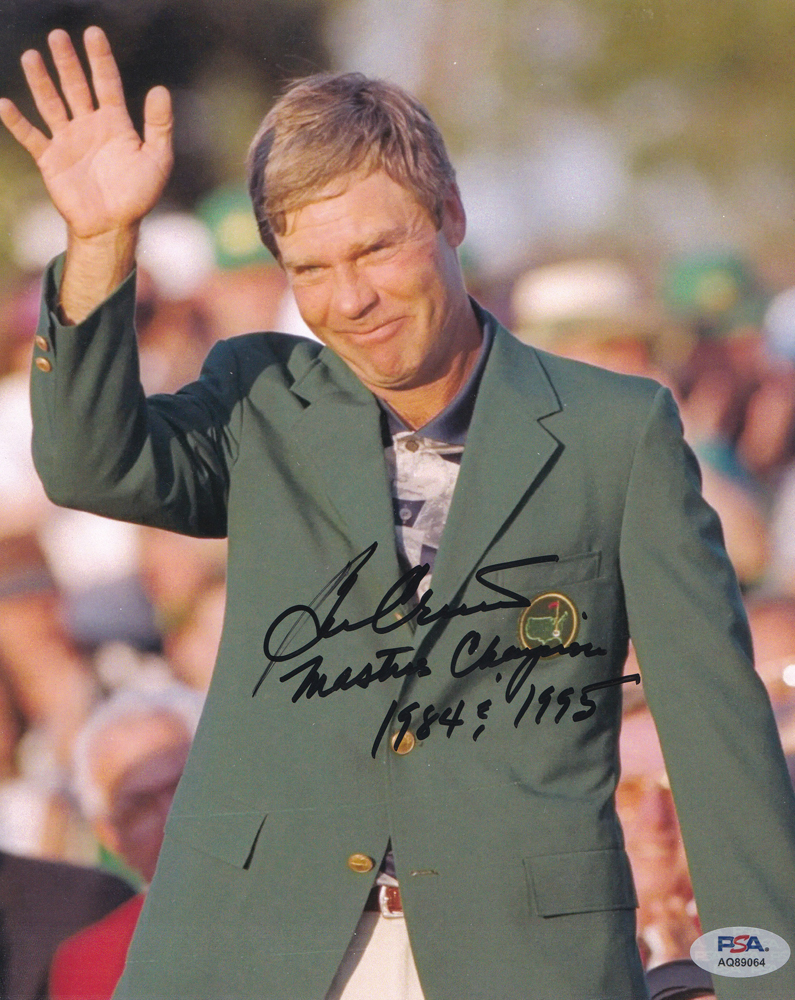 Ben Crenshaw Golf Masters Champion Signed Autograph 8x10 Photo With PSA/DNA COA B