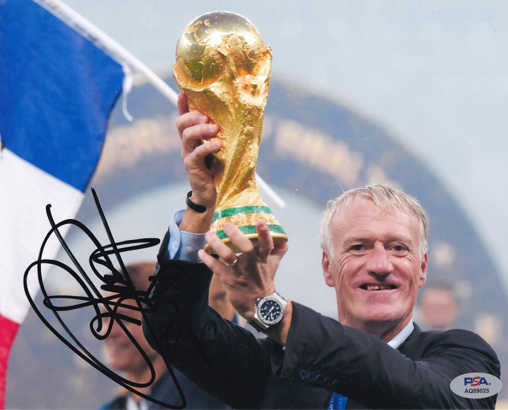 Didier Deschamps France 2026 World Cup Signed Autograph 8x10 Photo With PSA/DNA COA B