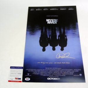 Dennis Lehane Author Signed Autograph Mystic River Movie Poster With PSA/DNA COA