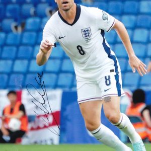 Jordan Henderson Liverpool England World Cup Signed Autograph 8x10 Photo With PSA/DNA COA B