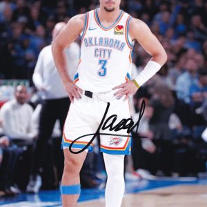 Jared McCain OKC Thunder Signed Autograph 8x10 Photo With PSA/DNA COA