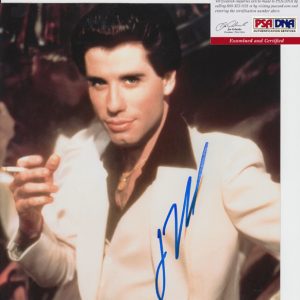 John Travolta Grease Signed Autograph 8x10 Photo With PSA/DNA COA B