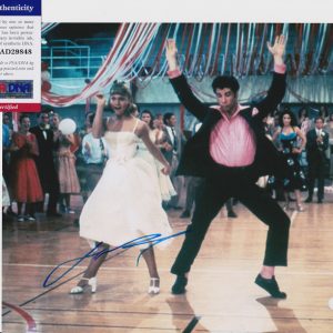 John Travolta Grease Signed Autograph 8x10 Photo With PSA/DNA COA B
