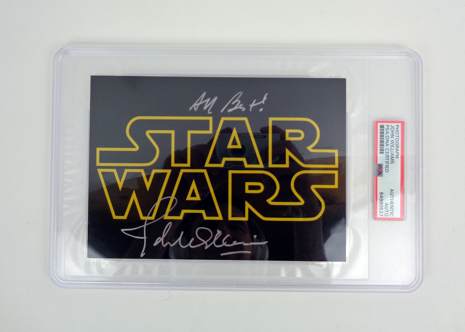 John Williams Star Wars Jaws Composer Signed Autograph Photo With PSA/DNA COA A