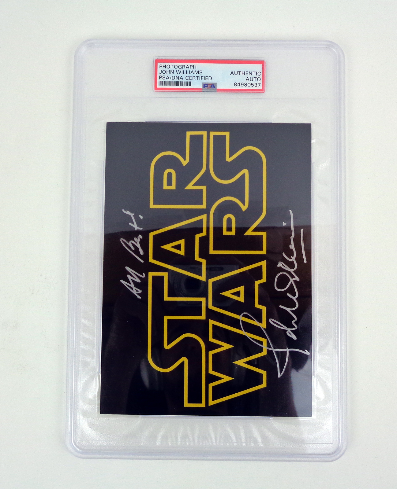 John Williams Star Wars Jaws Composer Signed Autograph Photo With PSA/DNA COA A