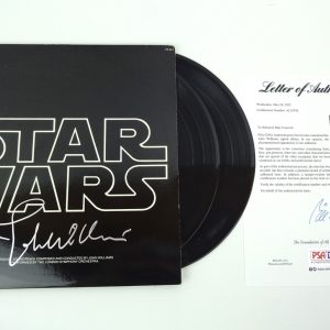 John Williams Signed Autograph Star Wars OST Soundtrack Vinyl Record Album With PSA/DNA COA (Copy)