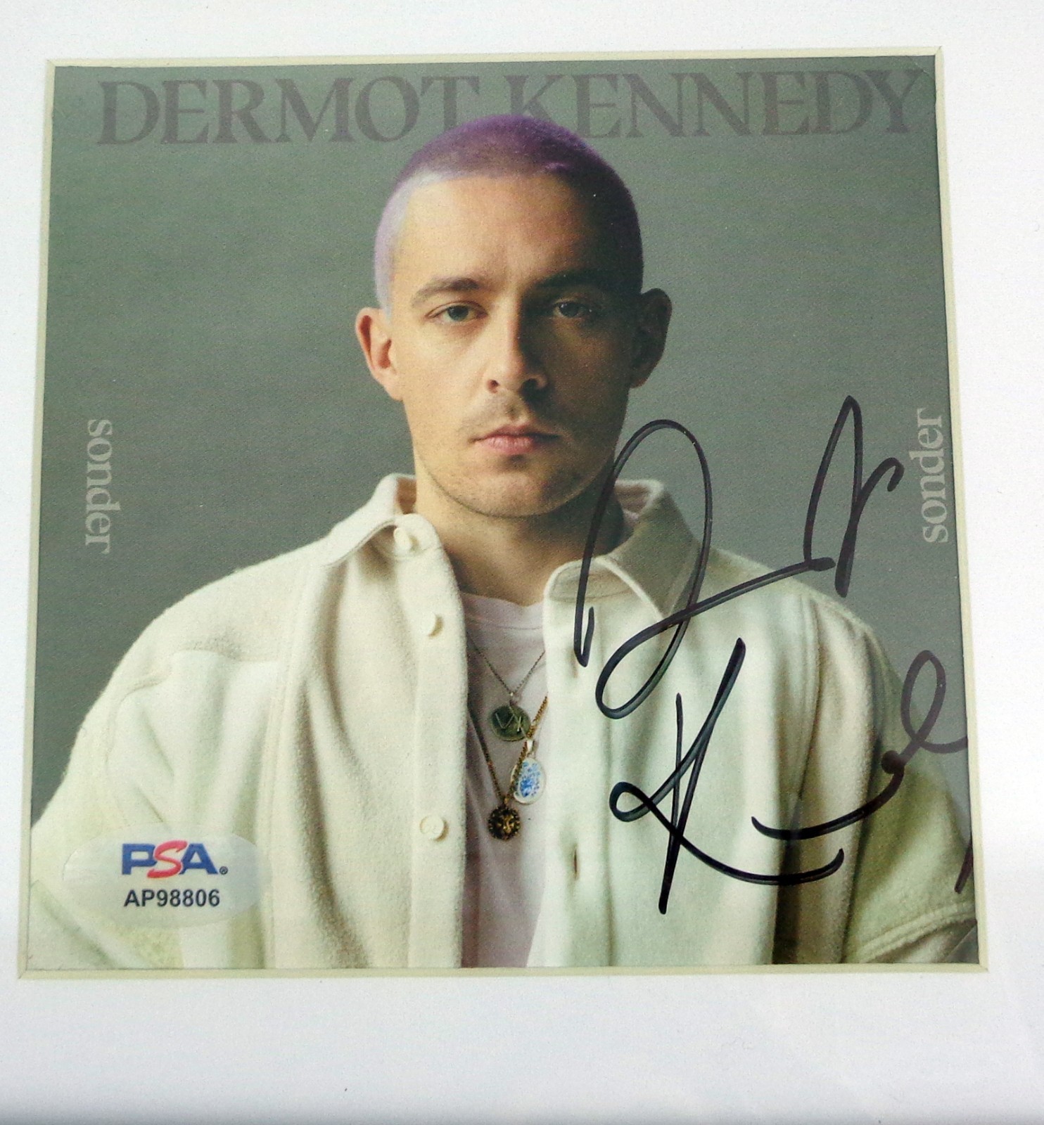 Dermot Kennedy Signed Autograph Sonder CD Framed With PSA/DNA COA C