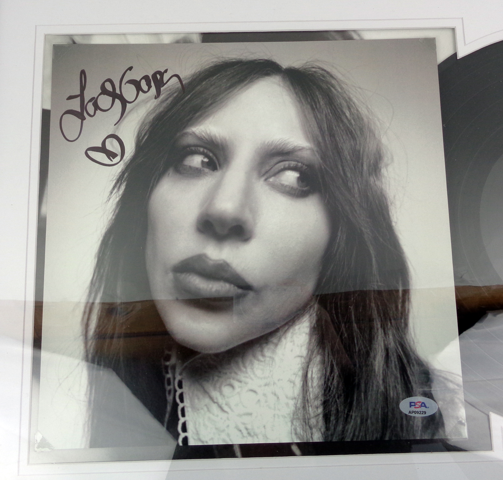 Lady Gaga Signed Autograph Mayhem Vinyl Record Album Framed With PSA/DNA COA