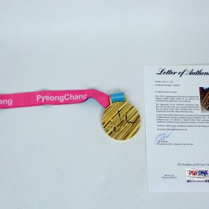 Mikaela Shiffrin 2018 Olympics Signed Autograph Gold Medal With PSA/DNA COA B