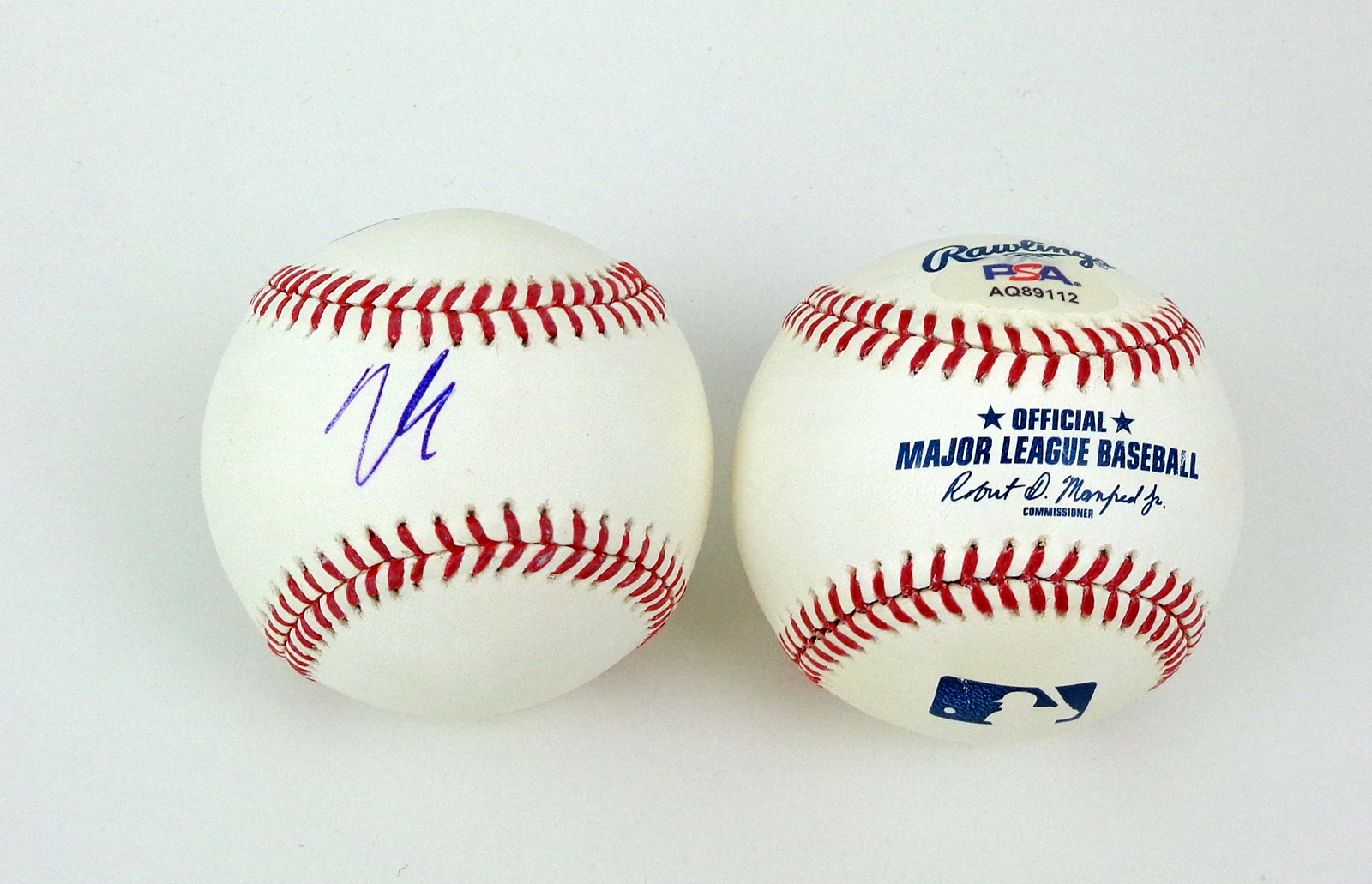 Marco Rubio & Wife Jeanette 2028 Signed Autograph MLB Baseball With PSA/DNA COA