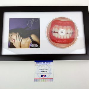 Olivia Rodrigo Signed Autograph Guts CD Framed With PSA/DNA COA C