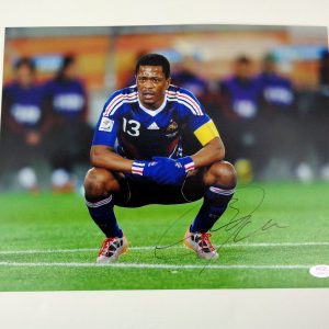 Patrice Evra Man United France World Cup Signed Autograph 11x14 Photo With PSA/DNA COA D