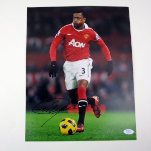 Patrice Evra Man United France World Cup Signed Autograph 11x14 Photo With PSA/DNA COA D