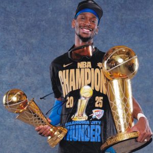 Shai Gilgeous-Alexander SGA OKC Thunder Signed Autograph 8x10 Photo With PSA/DNA COA D