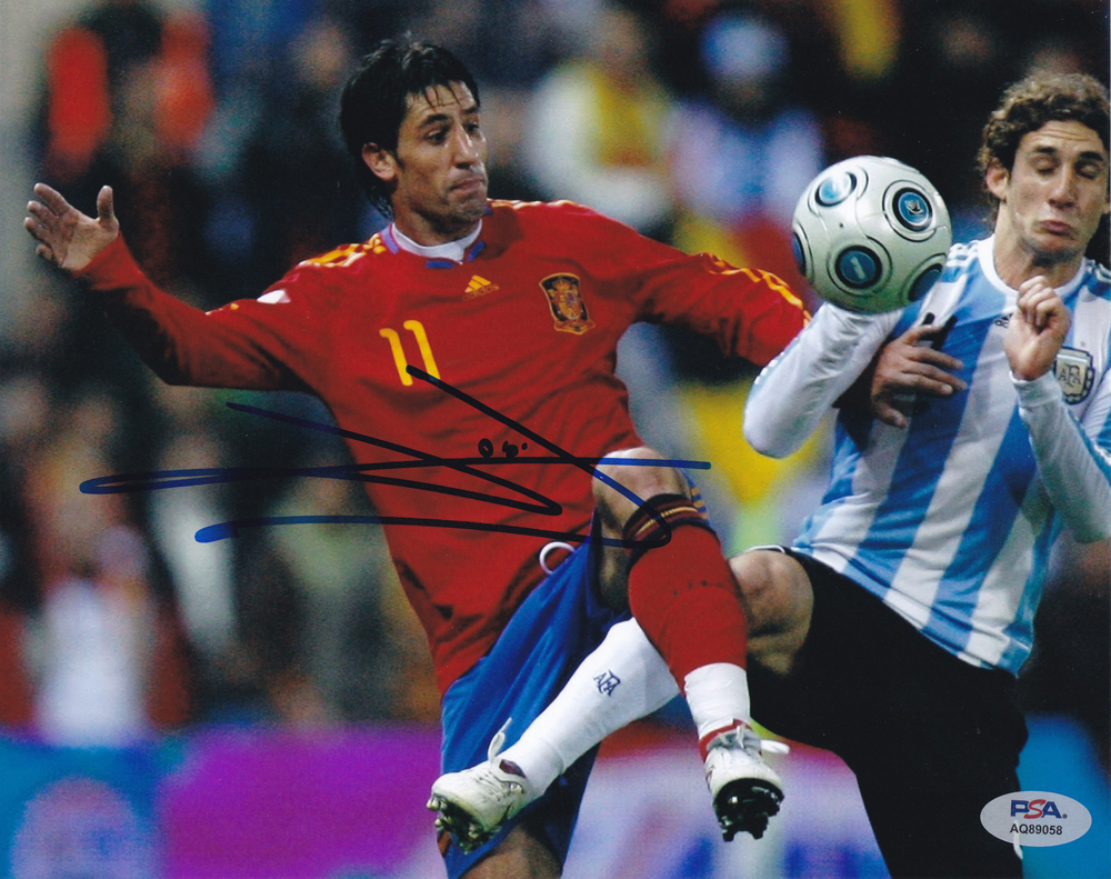 Joan Capdevila Spain World Cup Signed Autograph 8x10 Photo With PSA/DNA COA B