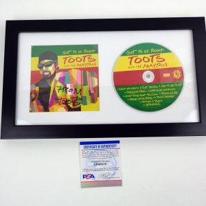 Toots & The Maytals Signed Autograph Got To Be Tough CD Framed With PSA/DNA COA B
