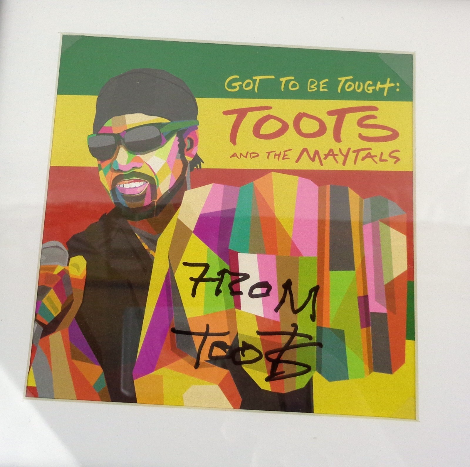 Toots & The Maytals Signed Autograph Got To Be Tough CD Framed With PSA/DNA COA B