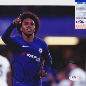 Willian Brazil World Cup Chelsea Signed Autograph 8x10 Photo With PSA/DNA COA #3