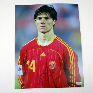 Xabi Alonso Spain World Cup Signed Autograph 11x14 Photo With PSA/DNA COA C