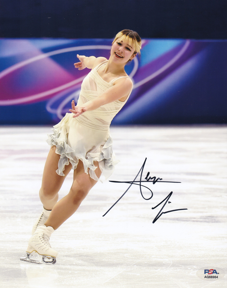 Alysa Liu 2026 Olympics USA Figure Skating Signed 8x10 Photo With PSA/DNA COA C